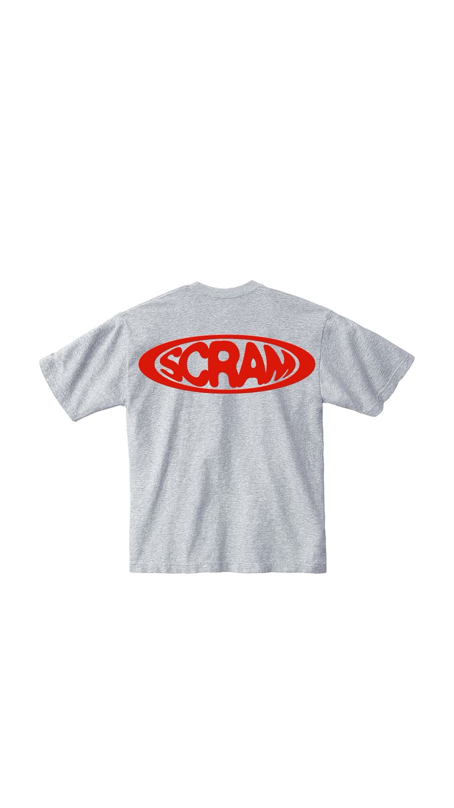 SCRAM! Logo Heather Grey Tee