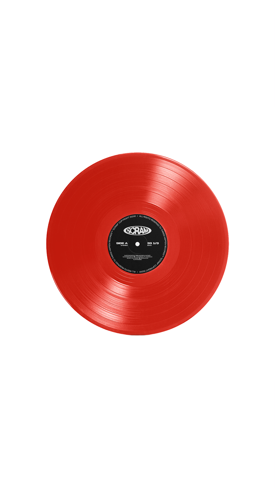 SCRAM! (Transparent Red Vinyl)